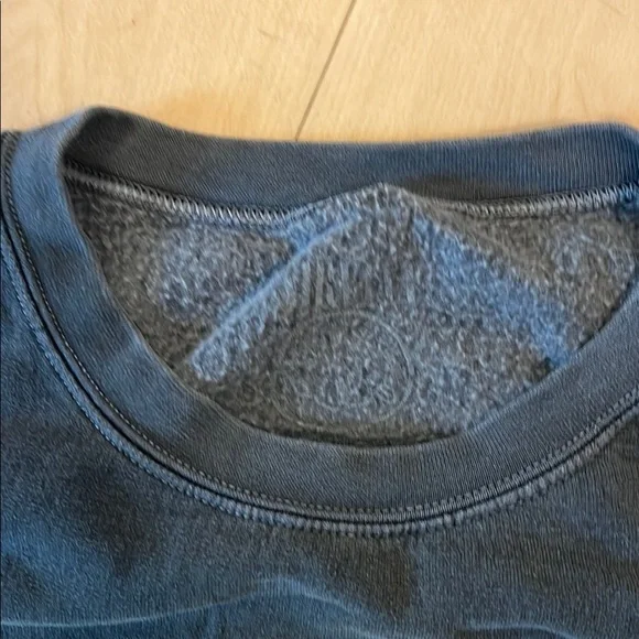 NIRVANA Black and Yellow Crewneck Sweater with Bold Smiley - Picture 3 of 6